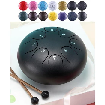 Hluru Drum Steel Tongue Drum Ethereal Drum 6 Inch 8 Notes Tone C Tang Drum Hand Pan Tang Drum Musical Instruments
Hluru Drum Steel Tongue Drum Ethereal Drum 6 Inch 8 Notes Tone C Tang Drum Hand Pan Tang Drum Musical Instruments