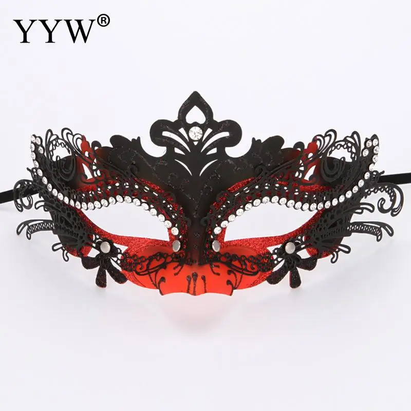 

Venetian Carnival Mask Party Costume Masquerade Masks Sexy Venice Mask Woman Costume Lace Half Face Masker Eye Mask Gold Hollow