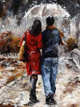 Painting By Numbers Kits Drawing Canvas HandPainted Couple Figure in the Rain Picture Home Decoration Gift Art DIY
Painting By Numbers Kits Drawing Canvas HandPainted Couple Figure in the Rain Picture Home Decoration Gift Art DIY