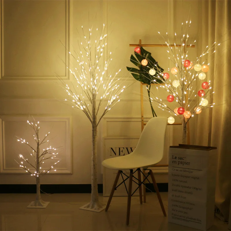 Silver Birch Lamp Shining Tree Lights LED Christmas Imitative Tree New Year Colorful Lights Home Decorative Lamp Spring Festival
Silver Birch Lamp Shining Tree Lights LED Christmas Imitative Tree New Year Colorful Lights Home Decorative Lamp Spring Festival