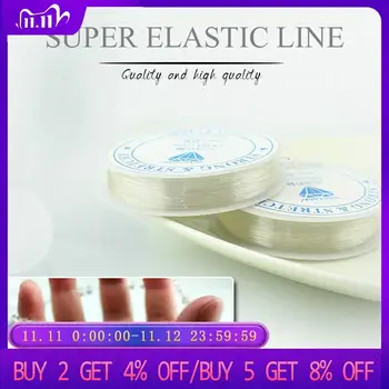 1 Roll Elastic Line 10 meters Crystal Beading Cord String Thread wire 0.4-1mm Stretch Cord for Necklace Bracelet Accessories DIY
1 Roll Elastic Line 10 meters Crystal Beading Cord String Thread wire 0.4-1mm Stretch Cord for Necklace Bracelet Accessories DIY