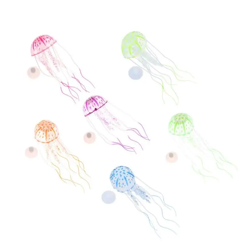 2019 Magic Simulation Silicone Artificial Jellyfish Glowing Effect Ornaments Decoration For Aquarium Fish Tank Decor Accessories
2019 Magic Simulation Silicone Artificial Jellyfish Glowing Effect Ornaments Decoration For Aquarium Fish Tank Decor Accessories