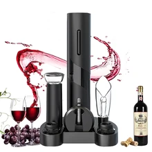 Electric Wine Opener 6-in-1 Sparkling Openers with Base Automatic Corkscrew Suit for Home Use Jar Opener Kitchen Accessories Electric Wine Opener 6-in-1 Sparkling Openers with Base Automatic Corkscrew Suit for Home Use Jar Opener Kitchen Accessories