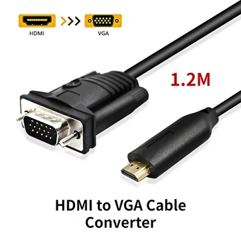 HDMI to VGA Cable Male Converter Adapter decoder hdmi to vga 1080P Compatible Laptop PC Projector HDTV PS4 Chromebook 1.2m
HDMI to VGA Cable Male Converter Adapter decoder hdmi to vga 1080P Compatible Laptop PC Projector HDTV PS4 Chromebook 1.2m