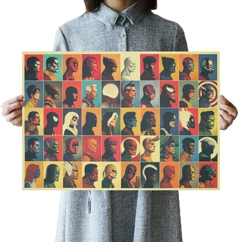 mling Marvel Universe Vintage Super Hero Atlas Avengers Movie Poster Kraft Paper Poster Theme Home Decor Painting Wall Stickers
mling Marvel Universe Vintage Super Hero Atlas Avengers Movie Poster Kraft Paper Poster Theme Home Decor Painting Wall Stickers