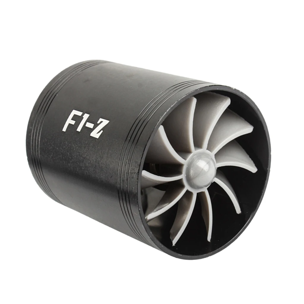 Turbocharger Twin Fan Gas Fuel Saver Turbo 2.5-2.9inch Easy installation Turbocharger Twin Fan Gas Fuel Saver Turbo 2.5-2.9inch Easy installation