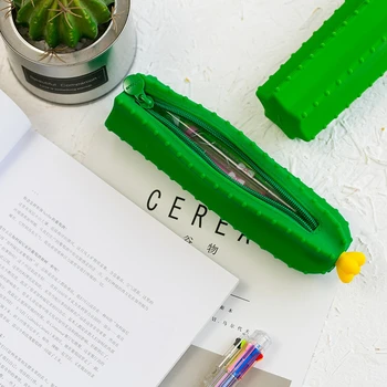 1 Pcs Kawaii Pencil Case Cactus Silicone Gift Estuches School Pencil Box Pencilcase Pencil Bag School Supplies Stationery
1 Pcs Kawaii Pencil Case Cactus Silicone Gift Estuches School Pencil Box Pencilcase Pencil Bag School Supplies Stationery
