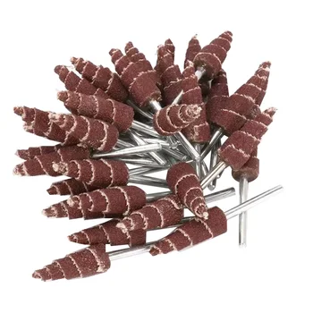 100Pcs Cone Shape Abrasive Flap Sanding Wheel Grinding Head Rotary Tool,for Grinding and Polishing on Surface Side Face
100Pcs Cone Shape Abrasive Flap Sanding Wheel Grinding Head Rotary Tool,for Grinding and Polishing on Surface Side Face