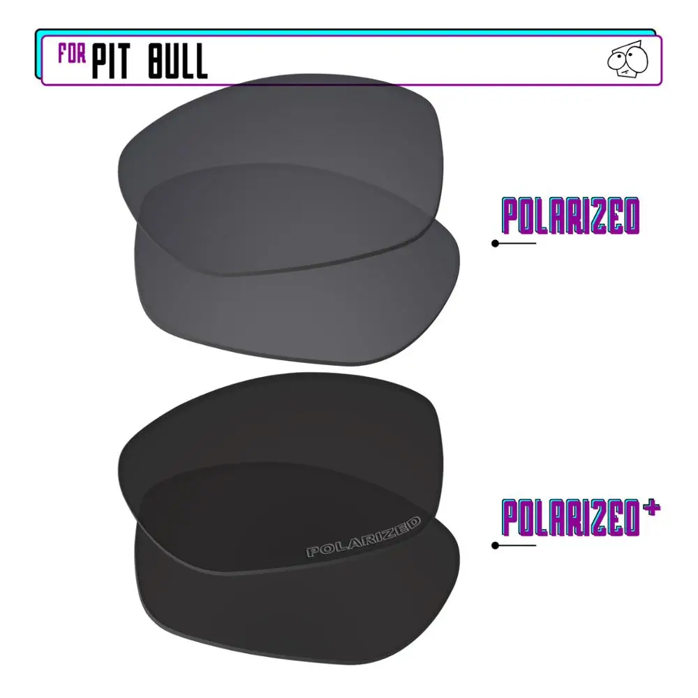 EZReplace Polarized Replacement Lenses for - Oakley Pit Bull Sunglasses - BlackP Plus-BlackIRP
EZReplace Polarized Replacement Lenses for - Oakley Pit Bull Sunglasses - BlackP Plus-BlackIRP