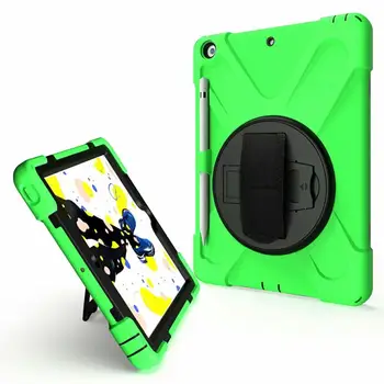 360 Degree Hand Kids Shockproof 3 Layer Rugged Tablet Case for IPad New IPad 7th Gen 10.2 inch 2019 Stand Cover Funda+pen
360 Degree Hand Kids Shockproof 3 Layer Rugged Tablet Case for IPad New IPad 7th Gen 10.2 inch 2019 Stand Cover Funda+pen