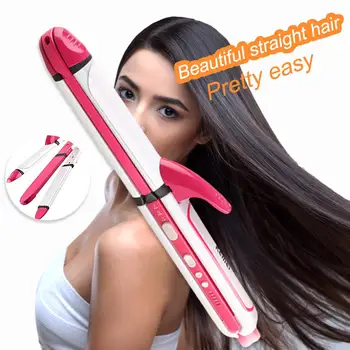 KM-3004 Electric Adjustable Temperature Ceramic Hair Straightener Curler Multifunctional
KM-3004 Electric Adjustable Temperature Ceramic Hair Straightener Curler Multifunctional