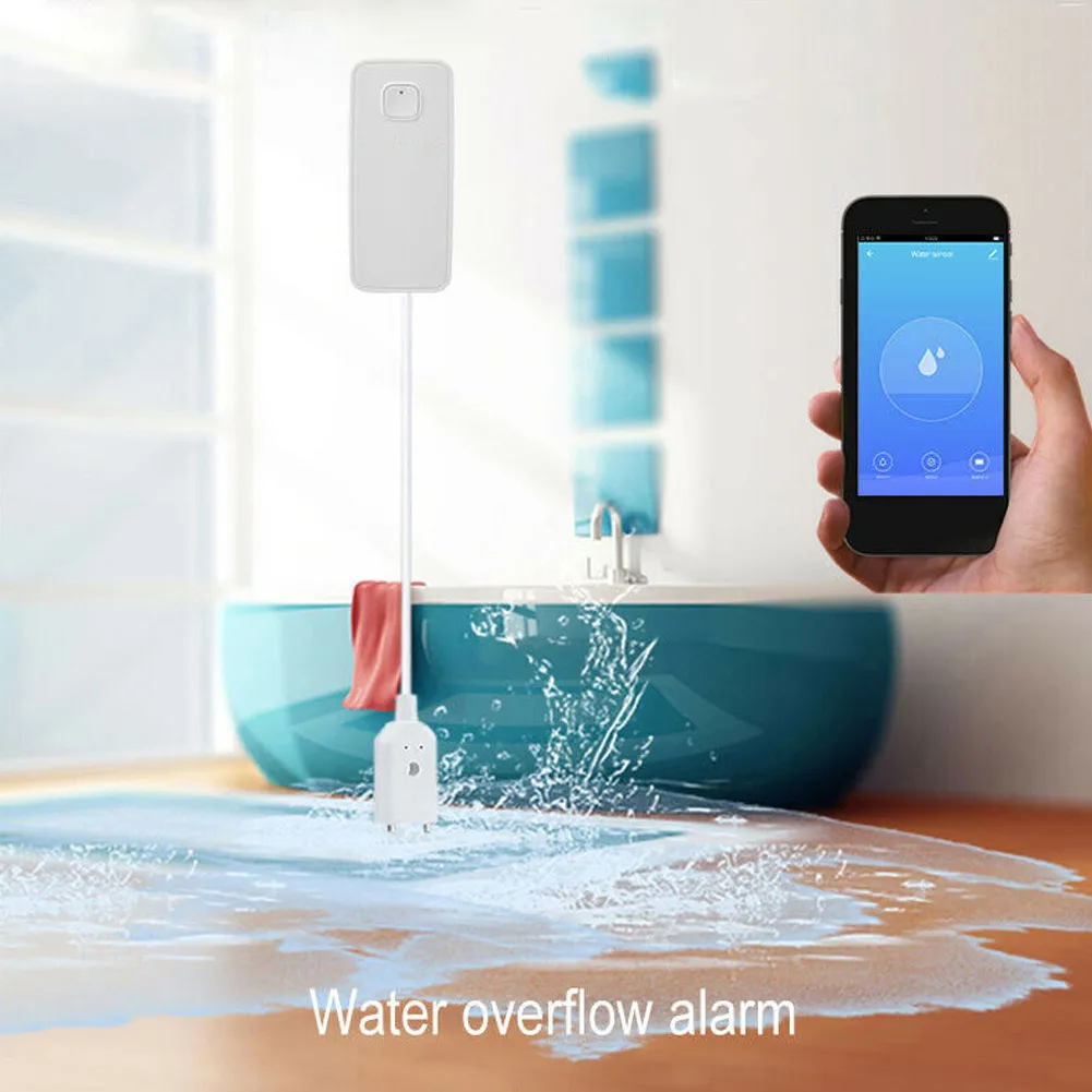 Smart Wifi Water Sensor Leak Detector Alarm IP67 Waterproof App Voice Control GV99
Smart Wifi Water Sensor Leak Detector Alarm IP67 Waterproof App Voice Control GV99