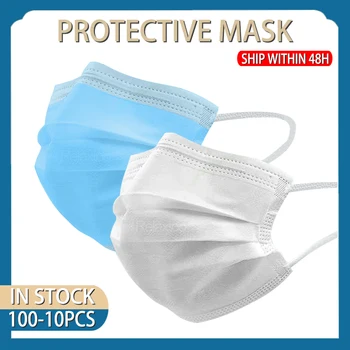 100PCS-10PCS One-use Mask For Face Shield Anti Gas Dust Mouth Protective Mask Masque Dustproof 3 layers Filter Masks
100PCS-10PCS One-use Mask For Face Shield Anti Gas Dust Mouth Protective Mask Masque Dustproof 3 layers Filter Masks