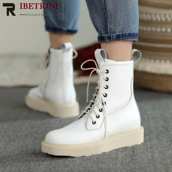 RIBETRINI high-quality 100% Genuine Leather Cosy Sole For Walking Shoelaces Casual Cow Skin Work Ankle Booties Women Shoes Boots
RIBETRINI high-quality 100% Genuine Leather Cosy Sole For Walking Shoelaces Casual Cow Skin Work Ankle Booties Women Shoes Boots