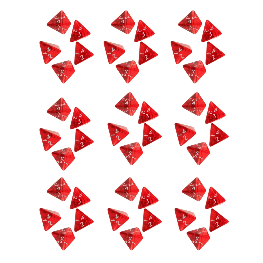 45x Polyhedral DND Dice Set D4 for Dungeons and Dragons Role Playing Game Supplies 45x Polyhedral DND Dice Set D4 for Dungeons and Dragons Role Playing Game Supplies