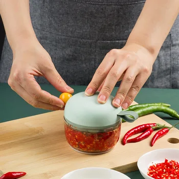 New Hand-drawn Garlic Chopper Magnetic Suction Puree Minced Vegetable Mincer Stirrer PC material 420 Stainless Steel Blade
New Hand-drawn Garlic Chopper Magnetic Suction Puree Minced Vegetable Mincer Stirrer PC material 420 Stainless Steel Blade