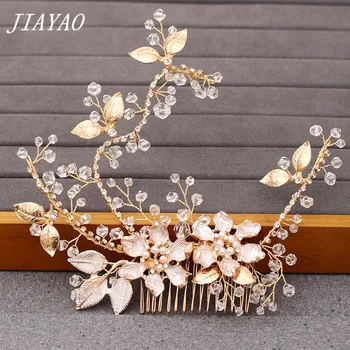 Light Gold Flower Bride Tiara Headband Hair Comb Wedding Hair Accessories Rhinestone Headband Comb Headpiece Ornament
Light Gold Flower Bride Tiara Headband Hair Comb Wedding Hair Accessories Rhinestone Headband Comb Headpiece Ornament