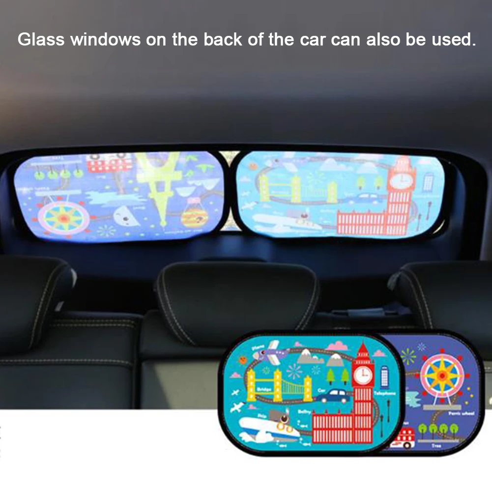 1Pair Cartoon Curtain Side Window Car Sunshade Summer Visor Sun Blocking Universal Electrostatic Protect Cover Auto Kids Cute
1Pair Cartoon Curtain Side Window Car Sunshade Summer Visor Sun Blocking Universal Electrostatic Protect Cover Auto Kids Cute