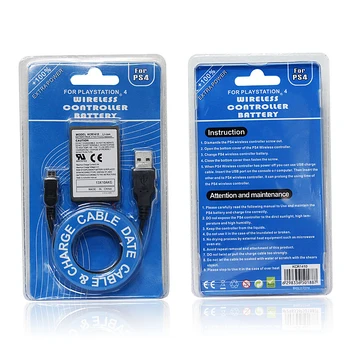Rechargeable 2000mAh Battery for Sony PS4 Gamepad Wireless Controller USB Charger Cable Battery for PS4 Dualshock 4 battery
Rechargeable 2000mAh Battery for Sony PS4 Gamepad Wireless Controller USB Charger Cable Battery for PS4 Dualshock 4 battery