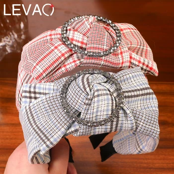 Levao Chic Round Rhinestone Headband Large Hair Bow Tie Hairband Head Bezel Bands Plaid Bowknot Hair Hoop for Women Headwear
Levao Chic Round Rhinestone Headband Large Hair Bow Tie Hairband Head Bezel Bands Plaid Bowknot Hair Hoop for Women Headwear