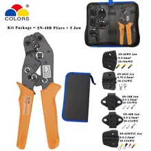 Crimping pliers SN-48B 8 jaw for plug /tube/insulation/no insulation/crimping cap/coaxial cable terminals kit 190mm clamp tools
Crimping pliers SN-48B 8 jaw for plug /tube/insulation/no insulation/crimping cap/coaxial cable terminals kit 190mm clamp tools