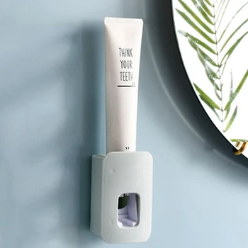 Automatic Toothpaste Dispenser Wall Mount Toothpaste Squeezer Holder Bathroom Accessories Set Toothbrush Holder Family Hygienic
Automatic Toothpaste Dispenser Wall Mount Toothpaste Squeezer Holder Bathroom Accessories Set Toothbrush Holder Family Hygienic