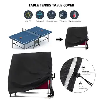 Outdoor Sports Ping Pong Table Cover Weatherproof Table Tennis Table Covers UV Protection Waterproof Moisture-proof Dust Cover
Outdoor Sports Ping Pong Table Cover Weatherproof Table Tennis Table Covers UV Protection Waterproof Moisture-proof Dust Cover