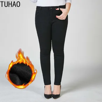 TUHAO plus size 9XL 8XL 7XL Women Winter Jeans Women Trousers Thick Jeans Warm Large size office Jeans Female Pencil Pants LZ36
TUHAO plus size 9XL 8XL 7XL Women Winter Jeans Women Trousers Thick Jeans Warm Large size office Jeans Female Pencil Pants LZ36