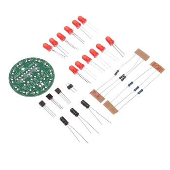 DIY Electronic Kit Set LED Round Water Light Production Kit for Skill Training Soldering Practice Parts Lamp Accessory
DIY Electronic Kit Set LED Round Water Light Production Kit for Skill Training Soldering Practice Parts Lamp Accessory