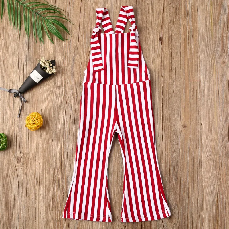 Summer Infants Girl Romper Baby Overall Flat Neck Sleeveless Backless Striped Wide-Leg Backless Jumpsuit
Summer Infants Girl Romper Baby Overall Flat Neck Sleeveless Backless Striped Wide-Leg Backless Jumpsuit