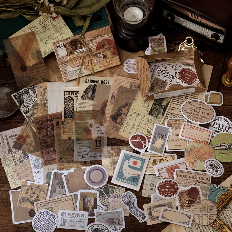 60 Pcs Retro Paper Stickers Set Plants Morden Times Style Adhesive Diy Sticker Decorative Label For Scrapbooking Planners Letter
60 Pcs Retro Paper Stickers Set Plants Morden Times Style Adhesive Diy Sticker Decorative Label For Scrapbooking Planners Letter