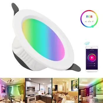 LED Dimmable Downlight WiFi Intelligent Home With Situational Mode Graffiti Intelligence Decoration Ceiling Recessed Lamp
LED Dimmable Downlight WiFi Intelligent Home With Situational Mode Graffiti Intelligence Decoration Ceiling Recessed Lamp