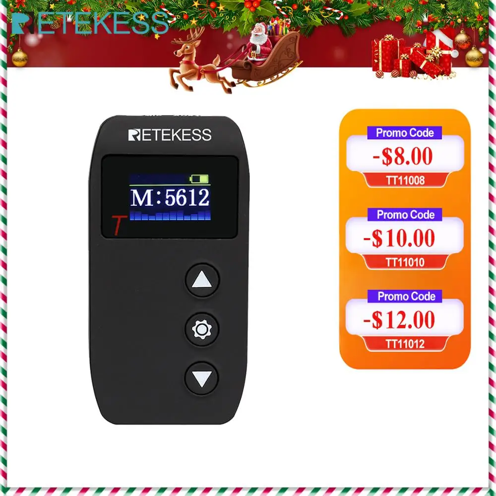 RETEKESS 2.4GHz TT110 Wireless Tour Guide System Transmitter Magnetic Charging For Museum Government Conference Factory Training
RETEKESS 2.4GHz TT110 Wireless Tour Guide System Transmitter Magnetic Charging For Museum Government Conference Factory Training