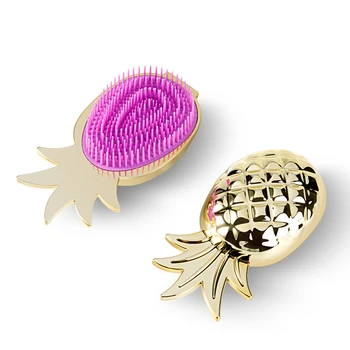 Anti-static Hair Brush Comb Pineapple Design Handle Detangling Comb Shower Detangling Massage Tangle Combs Hair Styling Tools
Anti-static Hair Brush Comb Pineapple Design Handle Detangling Comb Shower Detangling Massage Tangle Combs Hair Styling Tools
