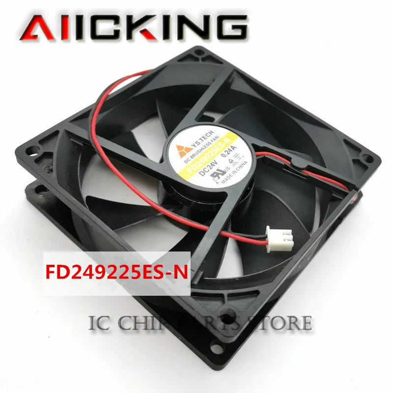 

FD249225ES-N 9225 DC24V 0.24A 2WIRE Cooling fan 92*92*25MM Original brand new in stock