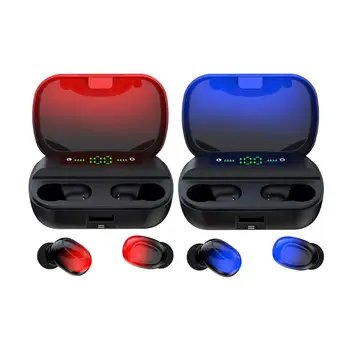 Wireless Earphones High-quality Digital Display Waterproof In-ear Stereo Mini Hands-free Earphones with 1500mAh Charging Case
Wireless Earphones High-quality Digital Display Waterproof In-ear Stereo Mini Hands-free Earphones with 1500mAh Charging Case