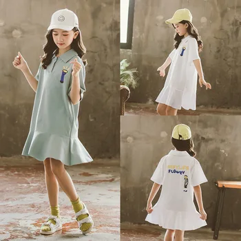 2020 summer Korean baby girl casual fashion pleated dress kid girl children clothes teen girl ruffles fold sport dress vestidos
2020 summer Korean baby girl casual fashion pleated dress kid girl children clothes teen girl ruffles fold sport dress vestidos