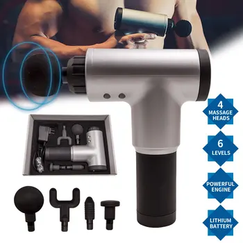 For Massage Gun Percussion Muscle Vibration Relaxing Therapy Recovery 4 Head 6 level 2000mAh
For Massage Gun Percussion Muscle Vibration Relaxing Therapy Recovery 4 Head 6 level 2000mAh