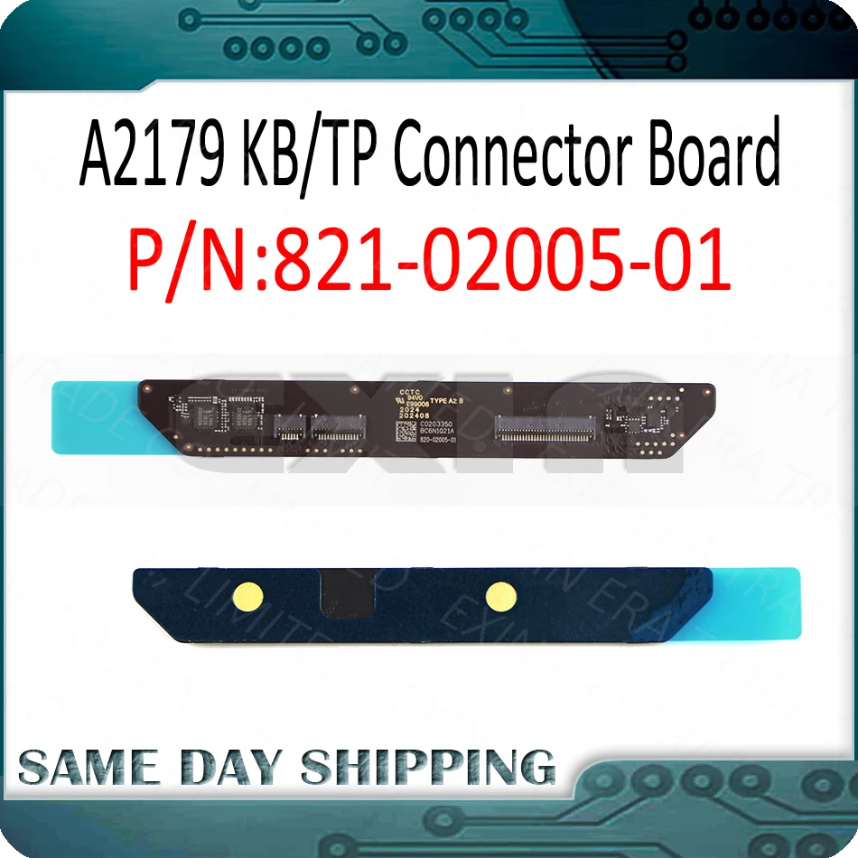 New A2179 Touch Pad Trackpad Keyboard Connector Board 821-02005-01 for Macbook Air 13" Retina 2020 Year EMC3302
New A2179 Touch Pad Trackpad Keyboard Connector Board 821-02005-01 for Macbook Air 13" Retina 2020 Year EMC3302