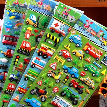 4sheets 3D Car truck Bubble girl boy stickers baby anime Puffy Sticky for Kids Transport funny education Sticker laptopToys
4sheets 3D Car truck Bubble girl boy stickers baby anime Puffy Sticky for Kids Transport funny education Sticker laptopToys