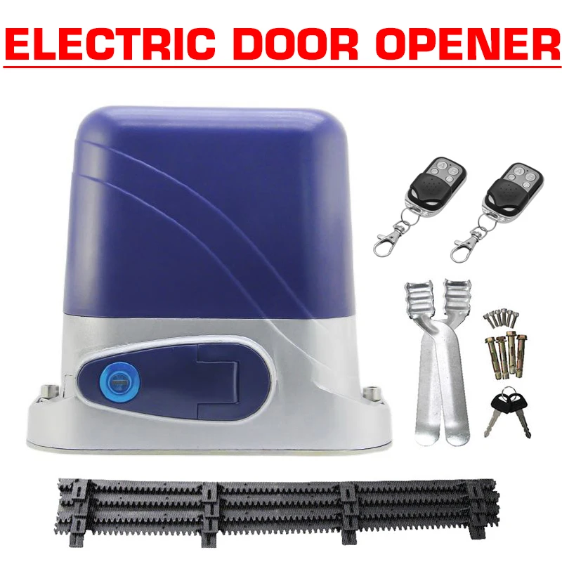 

Automatic Electric Door Opener for 600KG Weight Remote Control Sliding Gate Motor Engine with 4M Nylon Racks Access Control Kit