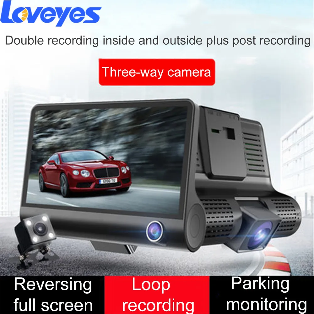Three Lens Driving Recorder Car Three Camera Recording HD Night Vision Wide Angle Reversing Image Car Camera Recorder DVR YCC2
Three Lens Driving Recorder Car Three Camera Recording HD Night Vision Wide Angle Reversing Image Car Camera Recorder DVR YCC2
