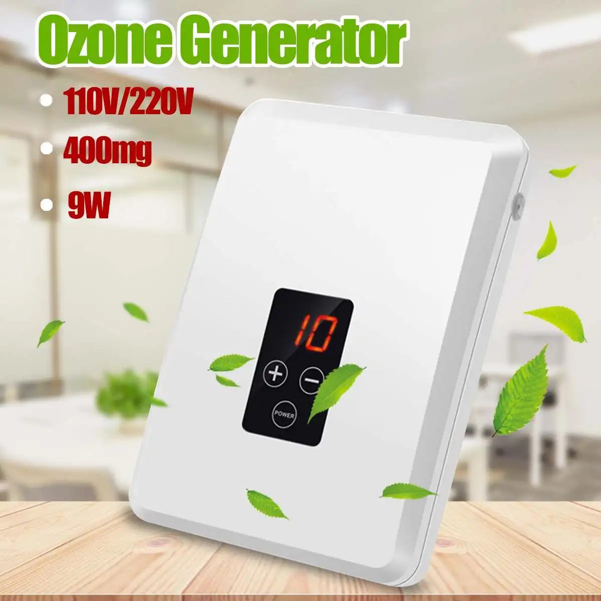 110V/220V Air-Purifier Ozone Generator 400mg/h High Quality Lonizer Generator FILTER Purification Home Deodorizer Air Timer
110V/220V Air-Purifier Ozone Generator 400mg/h High Quality Lonizer Generator FILTER Purification Home Deodorizer Air Timer