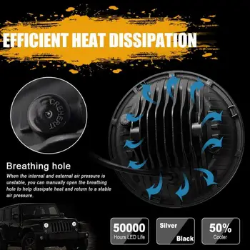 H4 H7 Motorcycle Projection Headlight 500W 7 Inches Black LED Headlight High Low For Motorcycle Projection Headlight
H4 H7 Motorcycle Projection Headlight 500W 7 Inches Black LED Headlight High Low For Motorcycle Projection Headlight