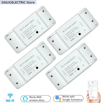 Timer Wireless Remote Control Works with Alexa Google Home Smart Home 4Pieces/DIY WiFi Smart Light Switch Universal Breaker
Timer Wireless Remote Control Works with Alexa Google Home Smart Home 4Pieces/DIY WiFi Smart Light Switch Universal Breaker