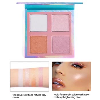 SHOPANTS 4 Colors Highlighters Palette High Pigment Shimmering Creamy Powder Light Yellow Professional Illuminator Face Makeup
SHOPANTS 4 Colors Highlighters Palette High Pigment Shimmering Creamy Powder Light Yellow Professional Illuminator Face Makeup