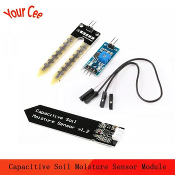 LM393 Capacitive Soil Moisture Sensor Module Humidity Sensor Hygrometer Detection Corrosion Resistant DIY Electronic For Arduino
LM393 Capacitive Soil Moisture Sensor Module Humidity Sensor Hygrometer Detection Corrosion Resistant DIY Electronic For Arduino