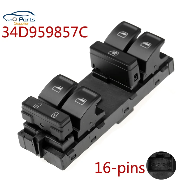 Новый переключатель стеклоподъемника 34D95985 7C для VW Volkswagen Santana JETTA для Skoda, автозапчасти для водителя, автомобильные аксессуары
Новый переключатель стеклоподъемника 34D95985 7C для VW Volkswagen Santana JETTA для Skoda, автозапчасти для водителя, автомобильные аксессуары