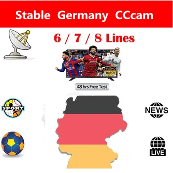 Germany Cccam cline 6/7/8 lines Full HD 1 Year Cccam cline for Europe Use for Satellite TV Receiver DVB-S2 Server hd
Germany Cccam cline 6/7/8 lines Full HD 1 Year Cccam cline for Europe Use for Satellite TV Receiver DVB-S2 Server hd