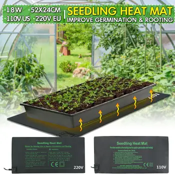 Seedling Heat Mat Plant Seed Germination Propagation Clone Starter Warm Pad Mat 24x52cm Vegetable Flowers Garden Tool Supplies 
Seedling Heat Mat Plant Seed Germination Propagation Clone Starter Warm Pad Mat 24x52cm Vegetable Flowers Garden Tool Supplies